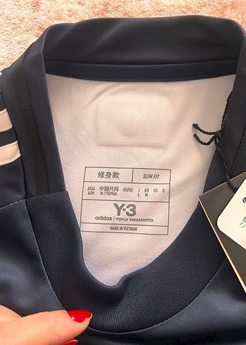Adidas Y-3 Lacivert Baskılı Kısa Kollu Erkek Forma