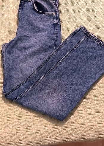 Bol Kesim Kot Pantolon - Görsel 4