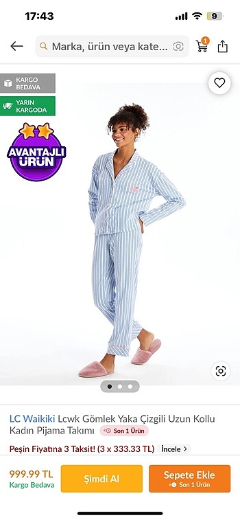 Pijama takımı