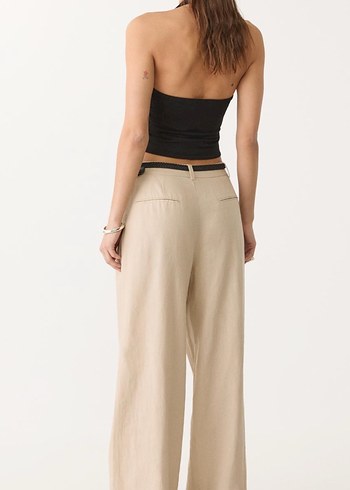 Stradivarius Bej Kadın Pantolon