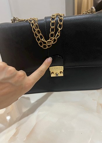 Siyah Deri Kadın Çanta - Klasik Şıklık - Görsel 3