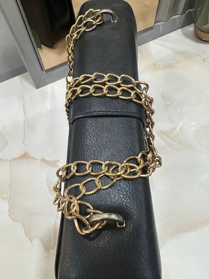 Siyah Deri Kadın Çanta - Klasik Şıklık - Görsel 2