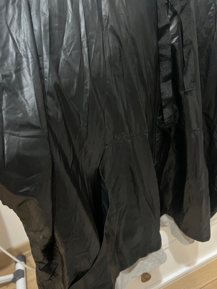 Kadın Siyah Kısa Kollu Streetwear Ceket - Görsel 2