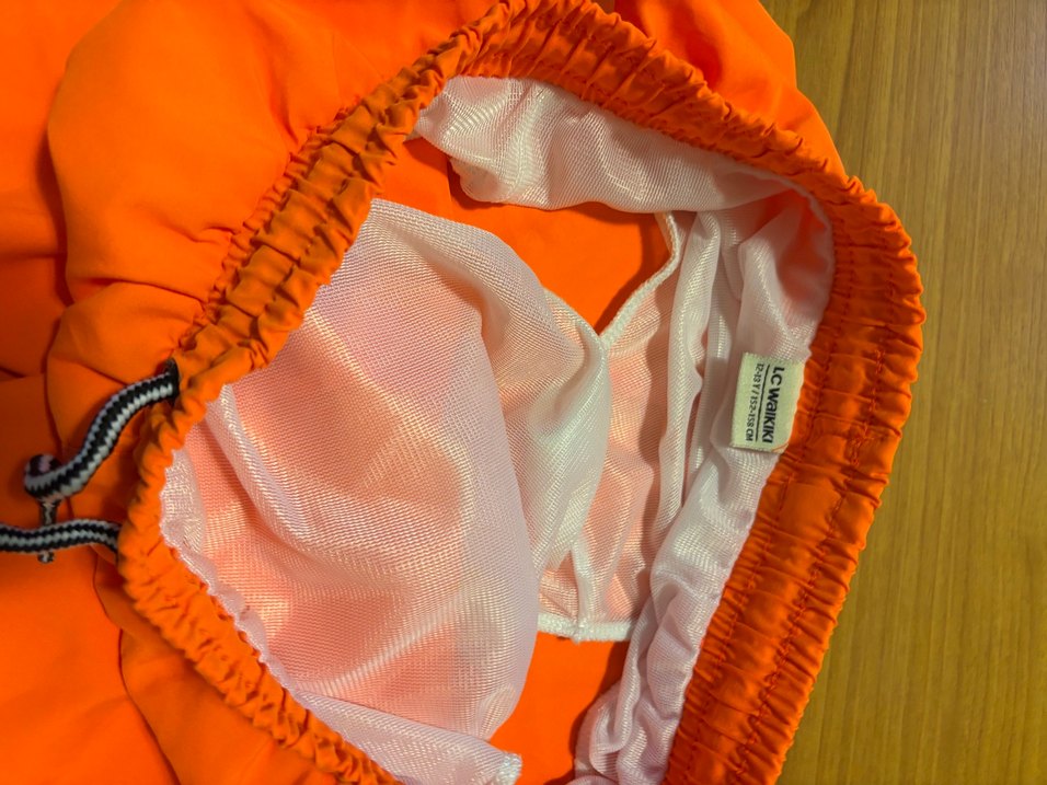 12-13 yal Turuncu Erkek çocuk Şort Mayo - Görsel 3