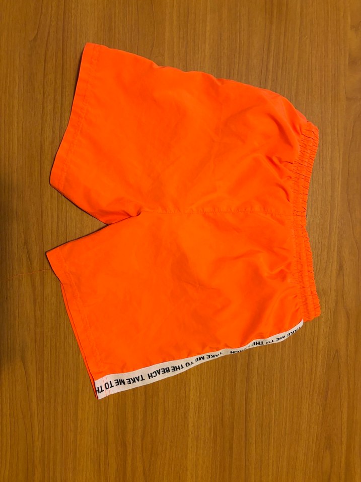 12-13 yal Turuncu Erkek çocuk Şort Mayo - Görsel 2