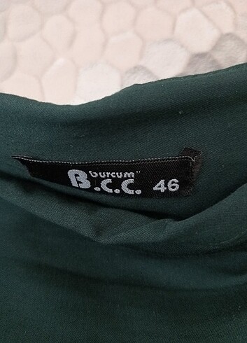 46 Beden yeşil Renk Kumaş etek 