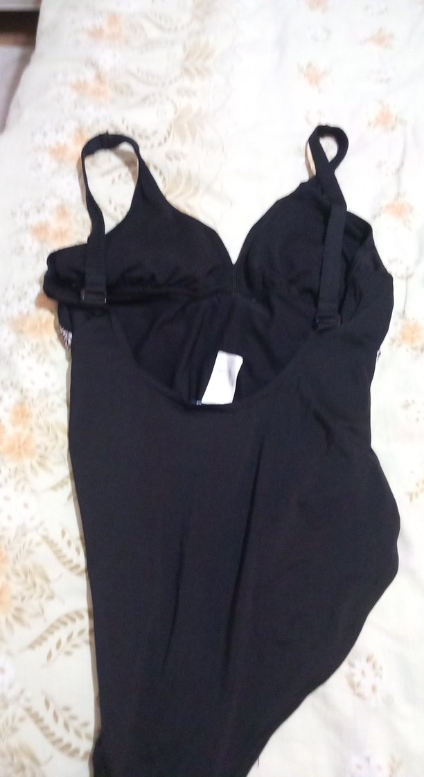 Siyah Fiyonk Detaylı Strappy Mayo - Görsel 3