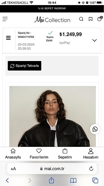 m Beden siyah Renk MAİ COLLECTİON crop deri ceket