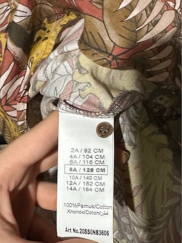 8 Yaş Beden çeşitli Renk Gömlek yelek şort takımı