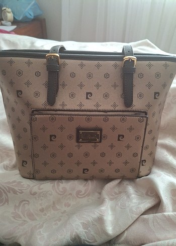 Kahverengi Baskılı Deri Kadın Çanta - Görsel 6