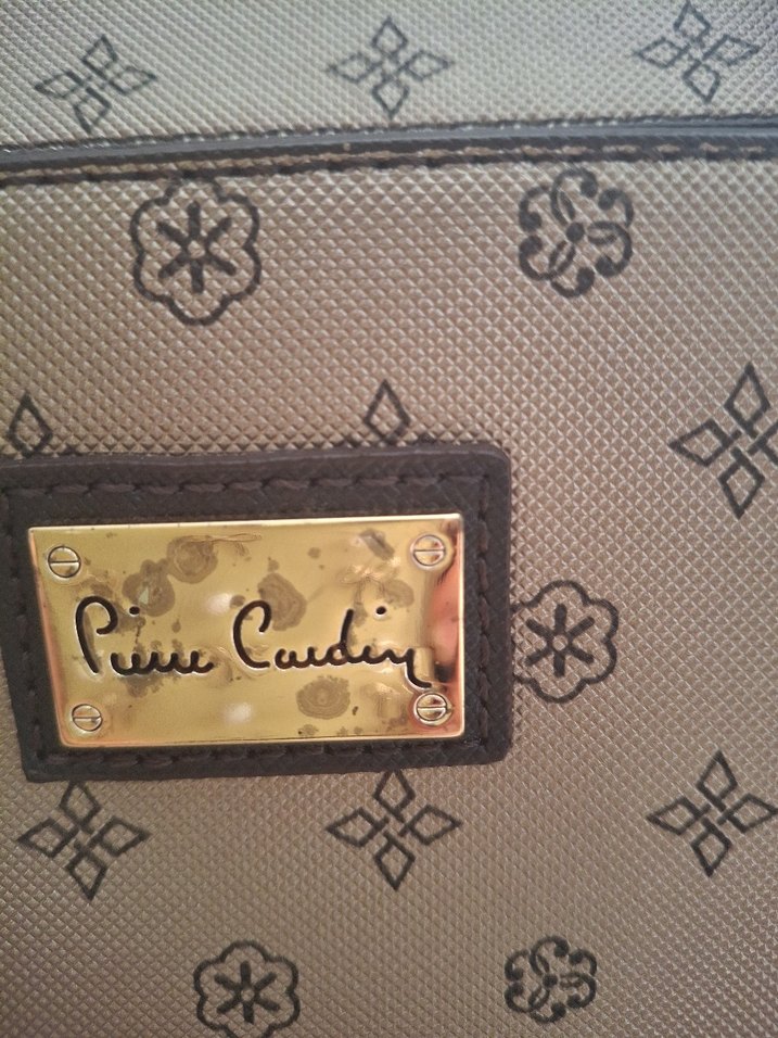 Kahverengi Baskılı Deri Kadın Çanta - Görsel 2