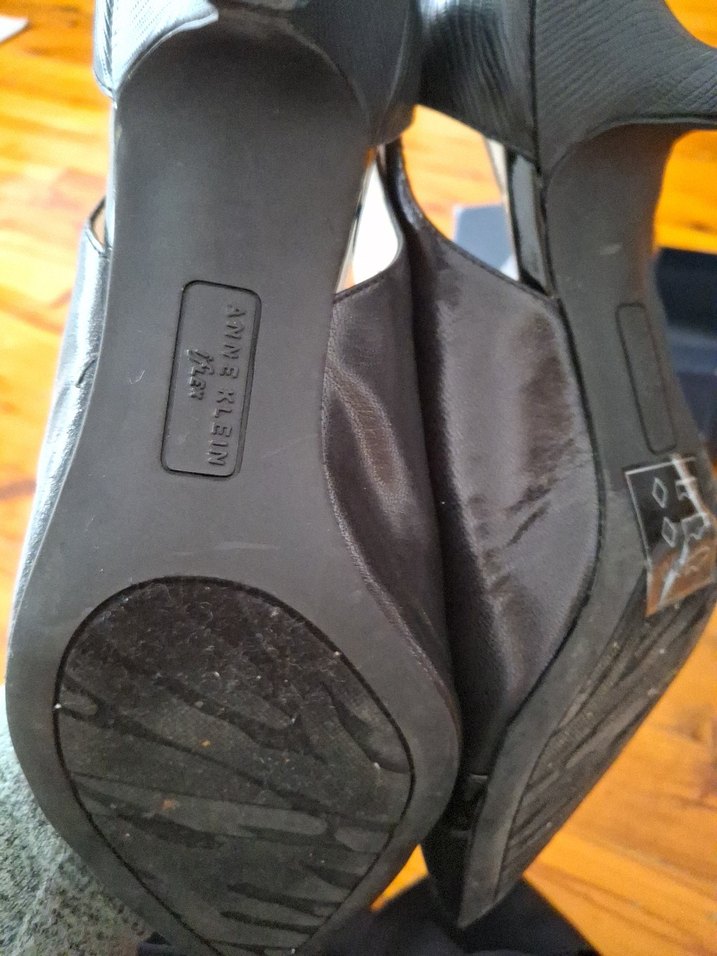 Klasik Siyah Yılan Derisi Desenli Stiletto - Görsel 2