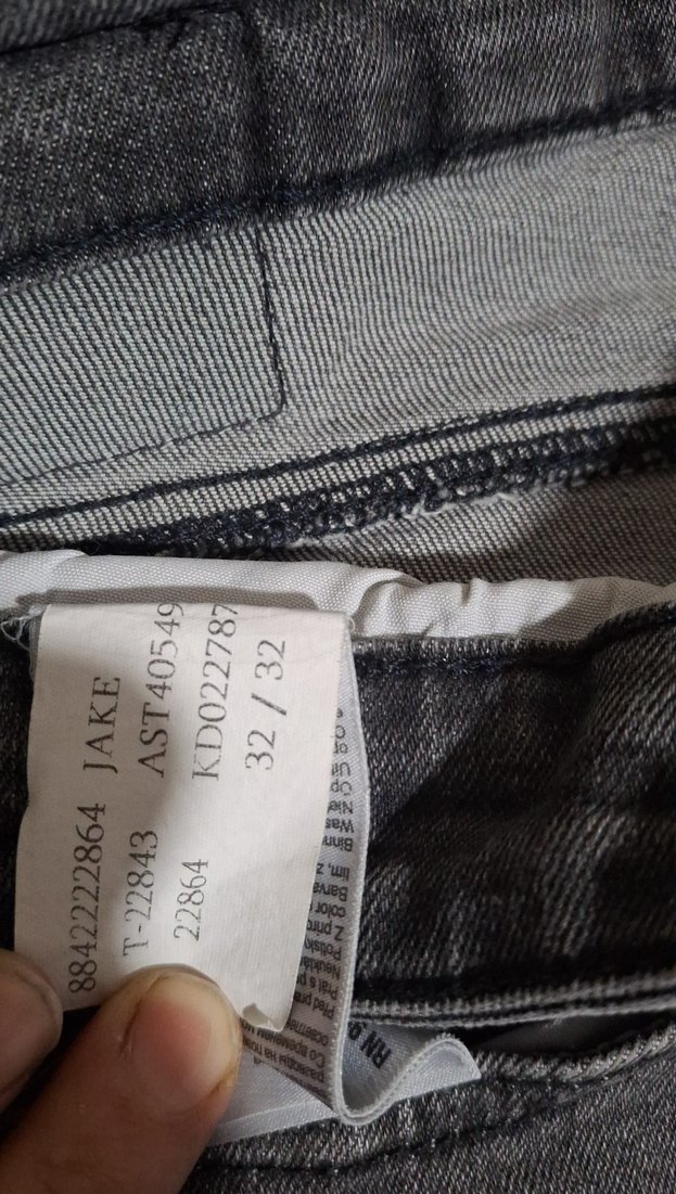 Gri Erkek Denim Pantolon - Görsel 2