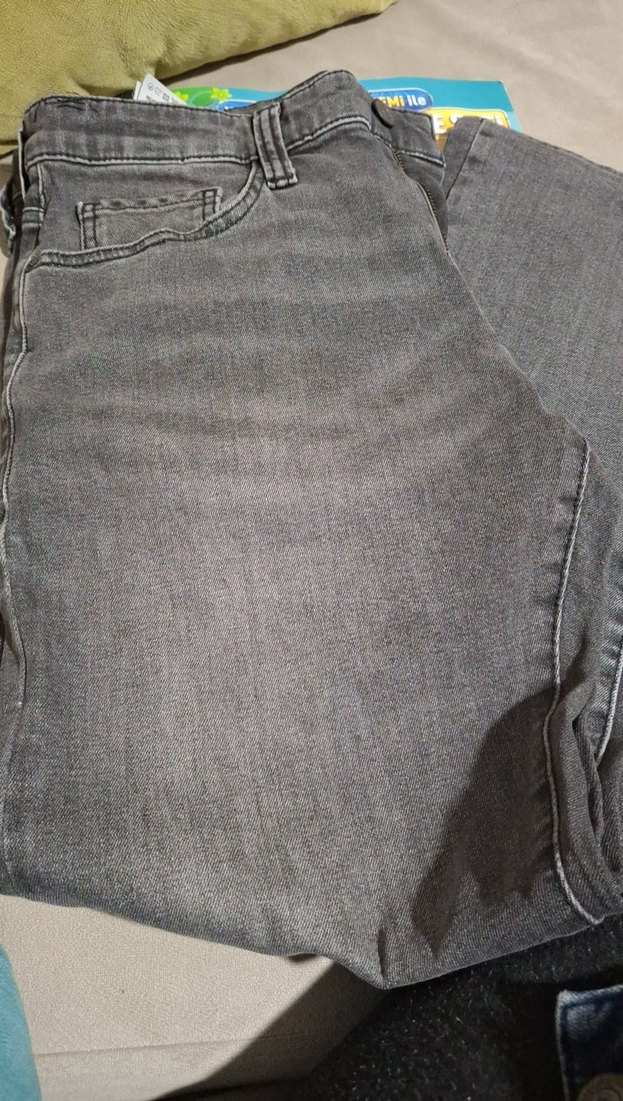 Gri Erkek Denim Pantolon - Görsel 4