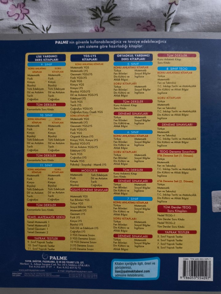 YGS Coğrafya Özet Kitabı Palme Yayıncılık - Görsel 2