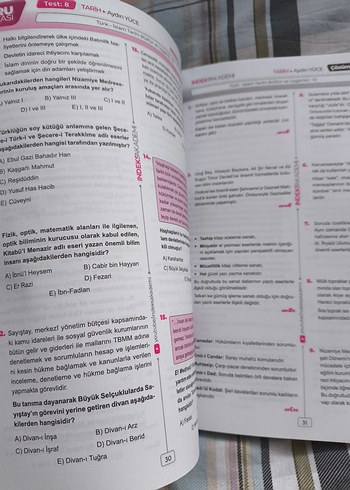 Aydın Yüce 2025 MEB-AGS Tarih Algoritması Soru Bankası - Görsel 3