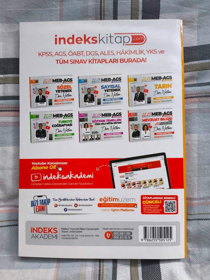 Aydın Yüce 2025 MEB-AGS Tarih Algoritması Soru Bankası - Görsel 2