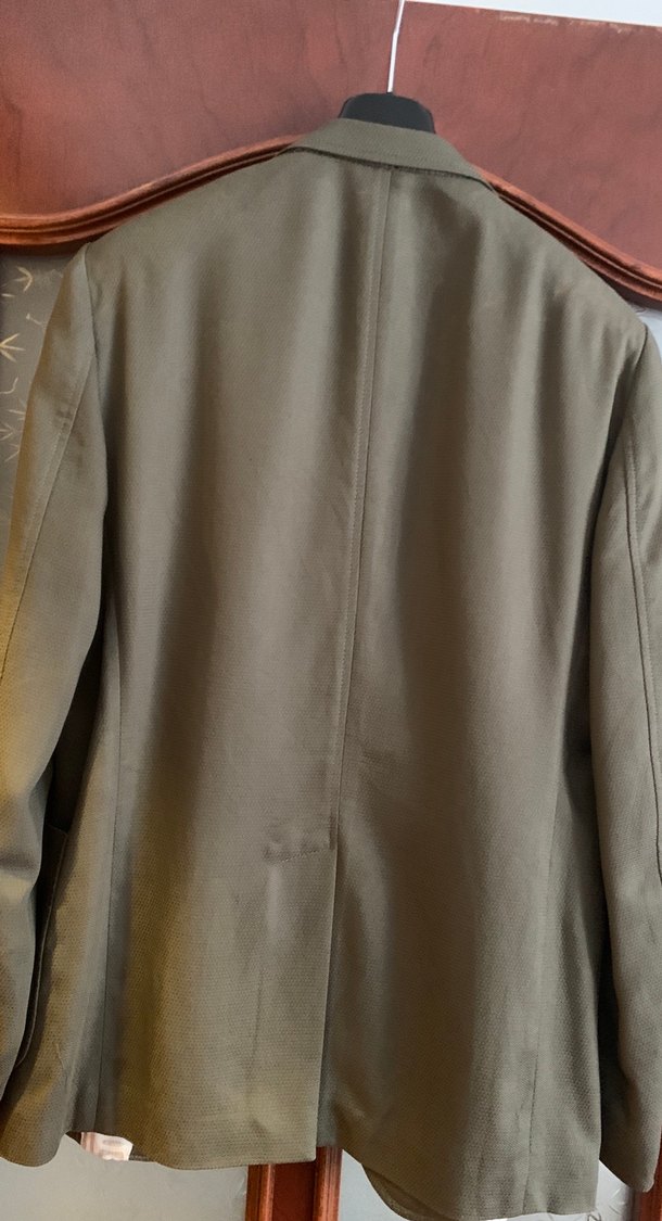 Bej Düğmeli Erkek Takım Ceketi - Görsel 5