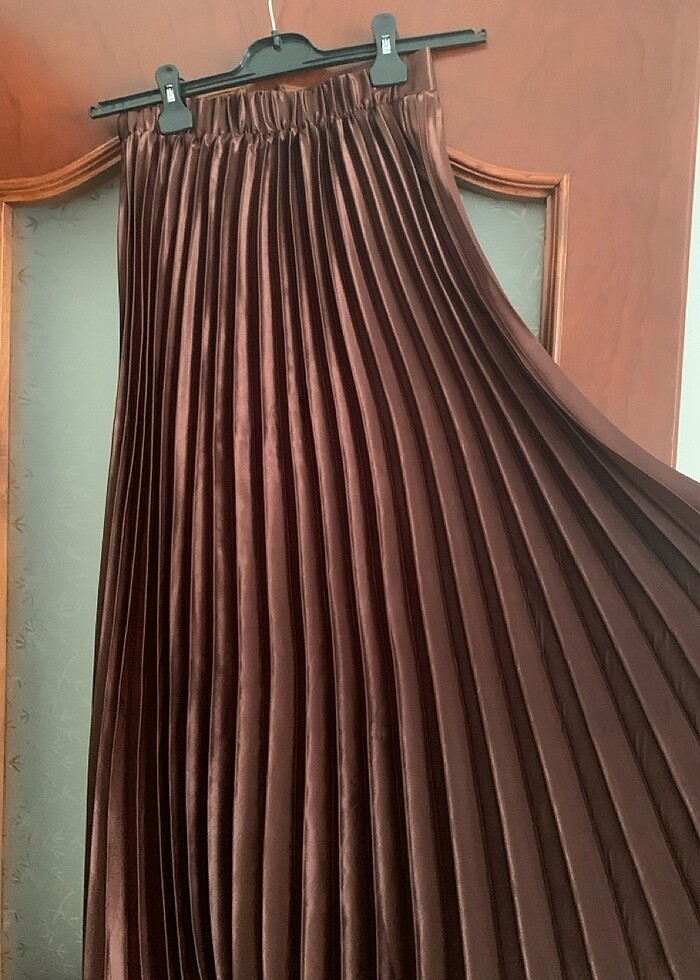 Saten pilise etek - Görsel 2