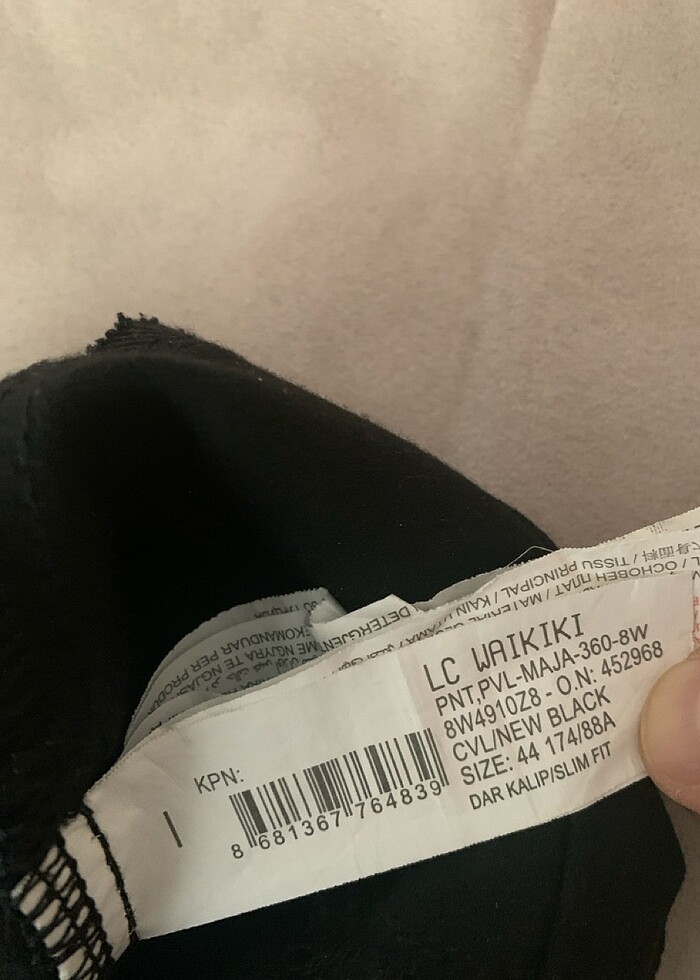 LCW siyah kot pantolon - Görsel 3