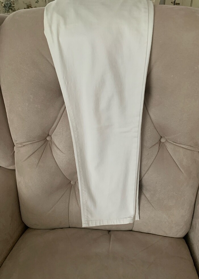 LCW beyaz kot pantolon - Görsel 5