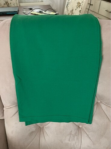 Hld marka benetton rengi soğuk merserize pantolon - Görsel 5