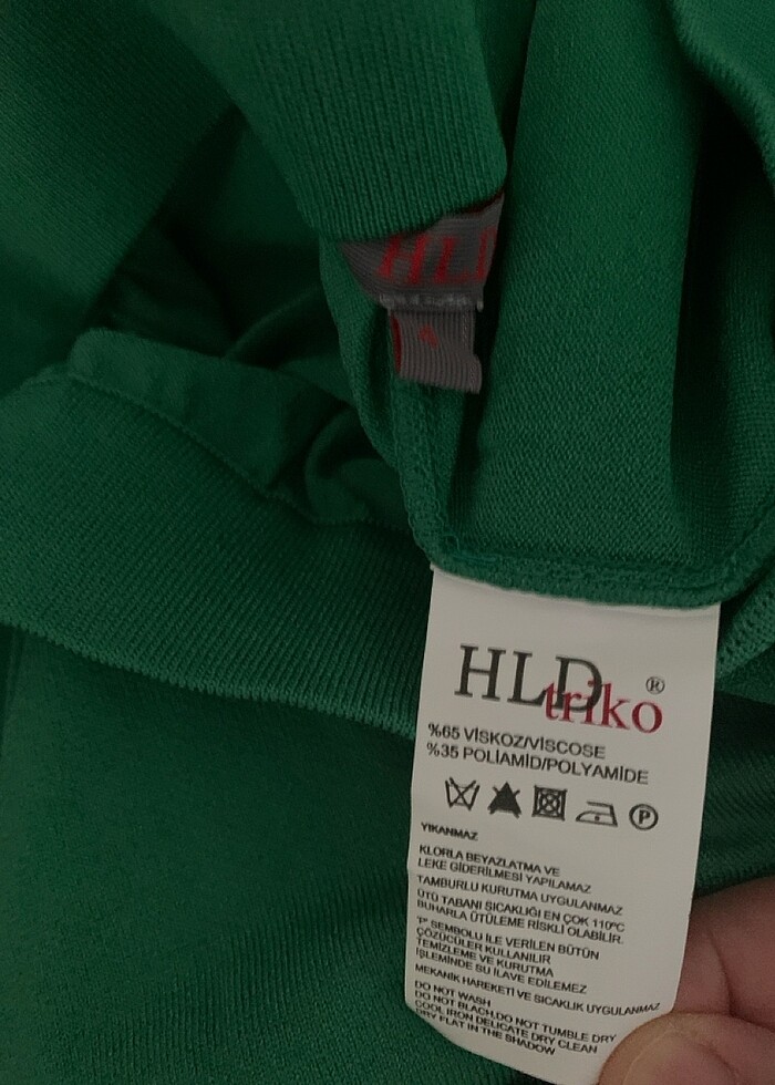 Hld marka benetton rengi soğuk merserize pantolon - Görsel 4