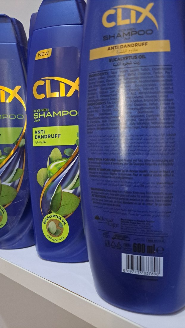 Clix Erkekler için Kepek Önleyici Şampuan - Görsel 3