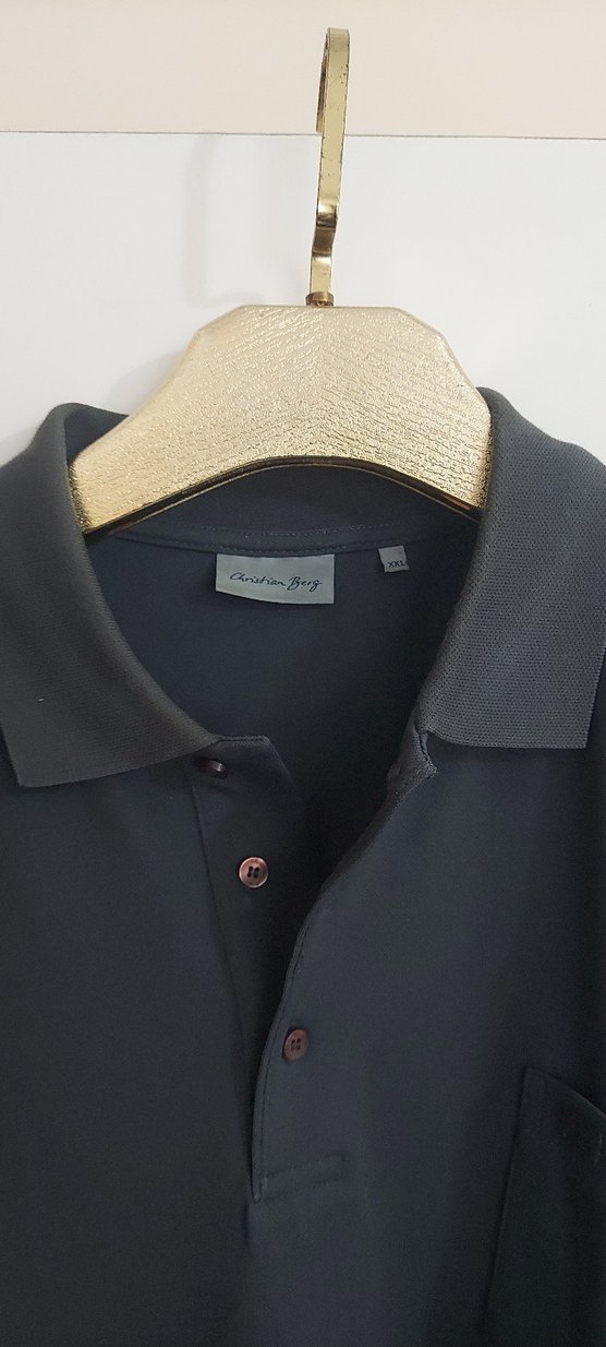 Gri Erkek Polo Yaka Tişört - Görsel 2