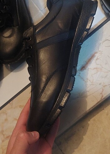43 Beden siyah Renk Deri Ayakkabı 