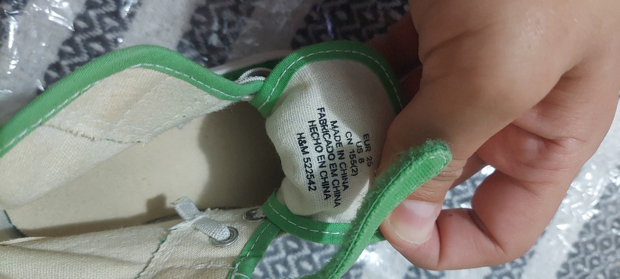 Erkek Çocuk Yeşil Sneaker - Cırtlı - Görsel 4