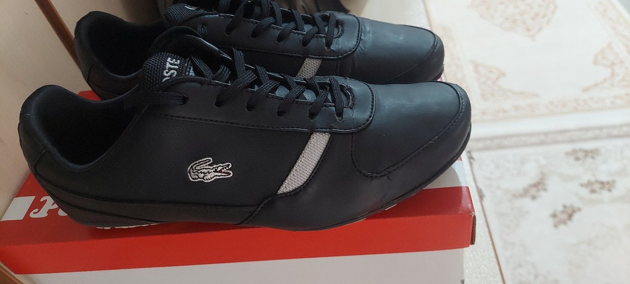 Lacoste Siyah Bağcıklı Kadın Spor Ayakkabısı - Görsel 4