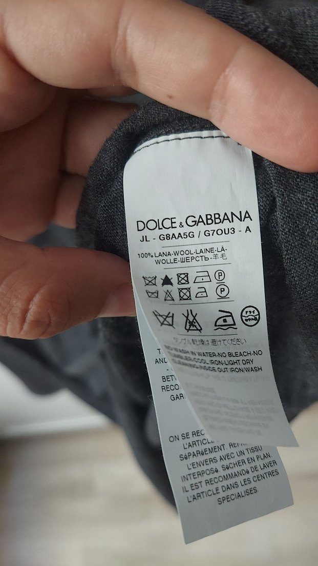 Gri Erkek Keten Uzun Kollu Polo Kazak - Görsel 4