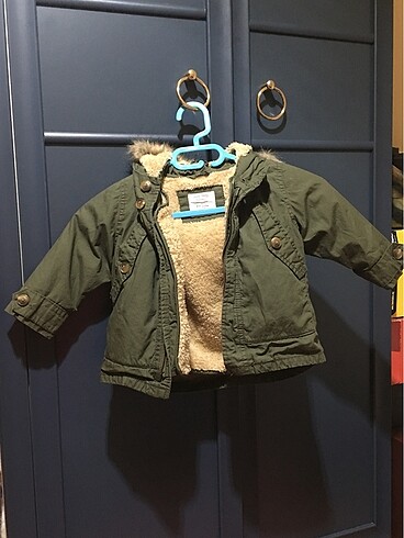 Zara Zara 9-12 ay için kaban+polar