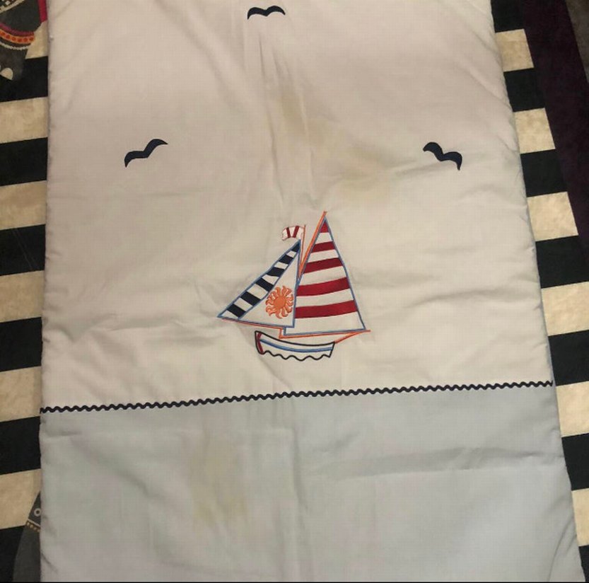 #BEBEK YORGANI VE ALT AÇMA En 81 cm boy 125 cm - Görsel 2