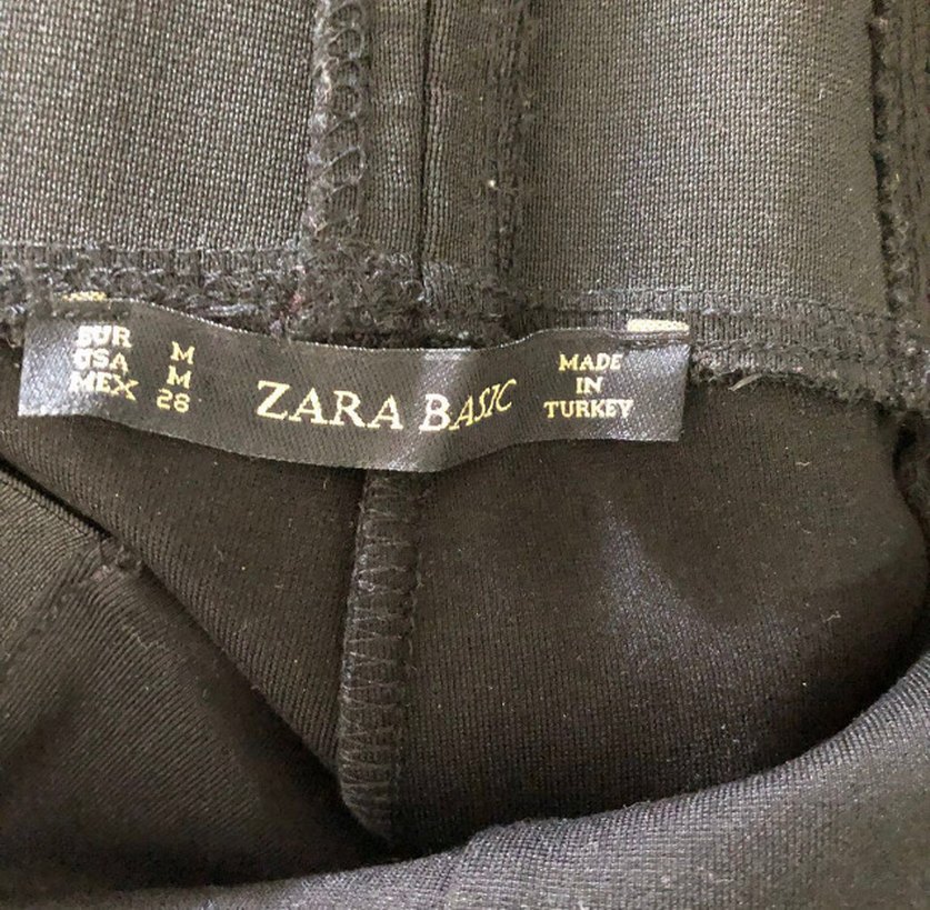 #ZARA BASIC KALIN LASTİK KEMER Bel 35 boy 92 - Görsel 3
