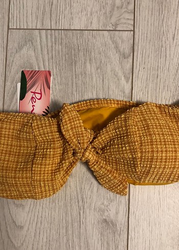 l Beden sarı Renk #PENTİ YENİ M L BEDENE Sarı Bağlamalı Bohem Bikini Üstü