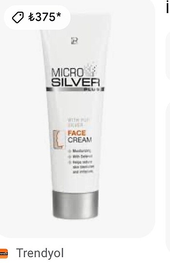 #MİCRO SILVER PLUS FACE CREAM 50 ml 1-2 defa kullanıldı