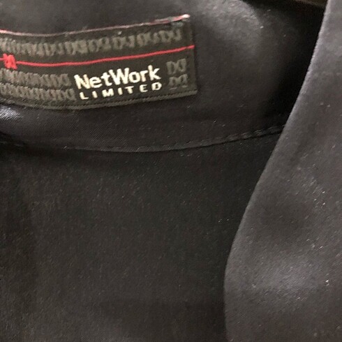 s Beden siyah Renk #NETWORK LIMITED rorba ve kol saten roba altı kol manşeti triko 