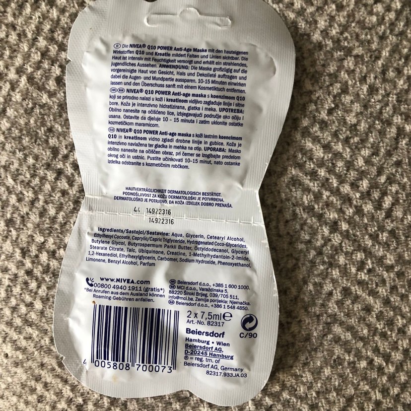 Nivea Q10 Power Anti-Age Maske 2'li - Görsel 3