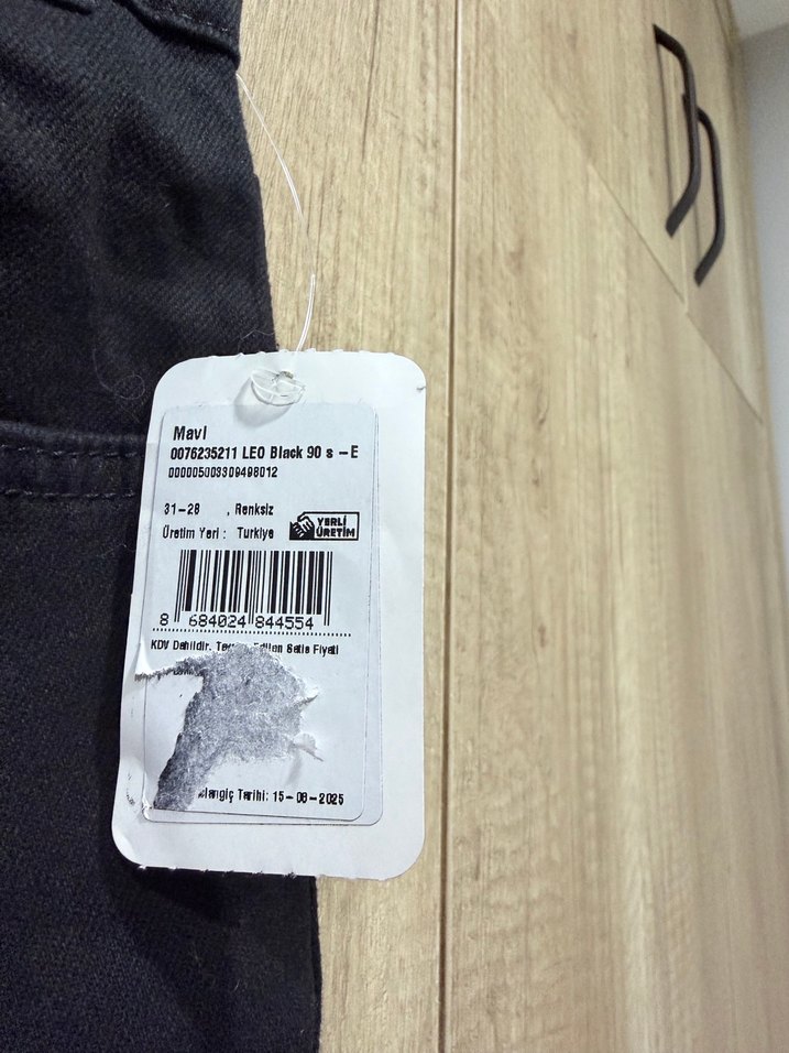 Siyah Mavi marka Fit Erkek Kot Pantolon - Görsel 2