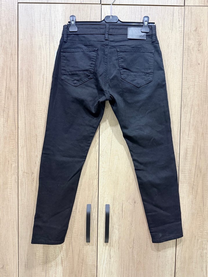 Siyah Mavi marka Fit Erkek Kot Pantolon - Görsel 4