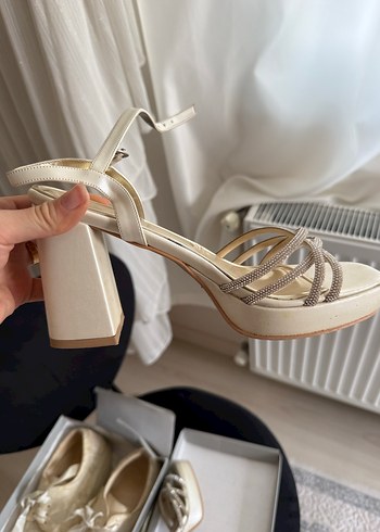 Dantel İşlemeli Bohem Platform Kadın Spor Ayakkabı - Görsel 3