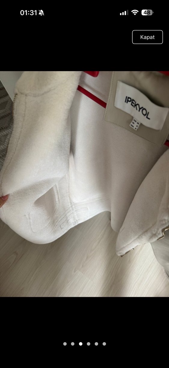 IPEKYOL Kürklü Kısa mont - Görsel 4