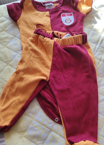 Kısa Kollu Bebek Body,galatasaray - Görsel 5