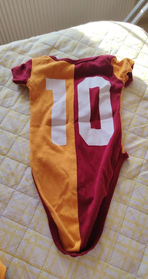 Kısa Kollu Bebek Body,galatasaray - Görsel 4