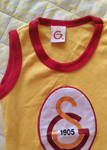 Sarı Erkek Bebek Kolsuz Body - Görsel 2