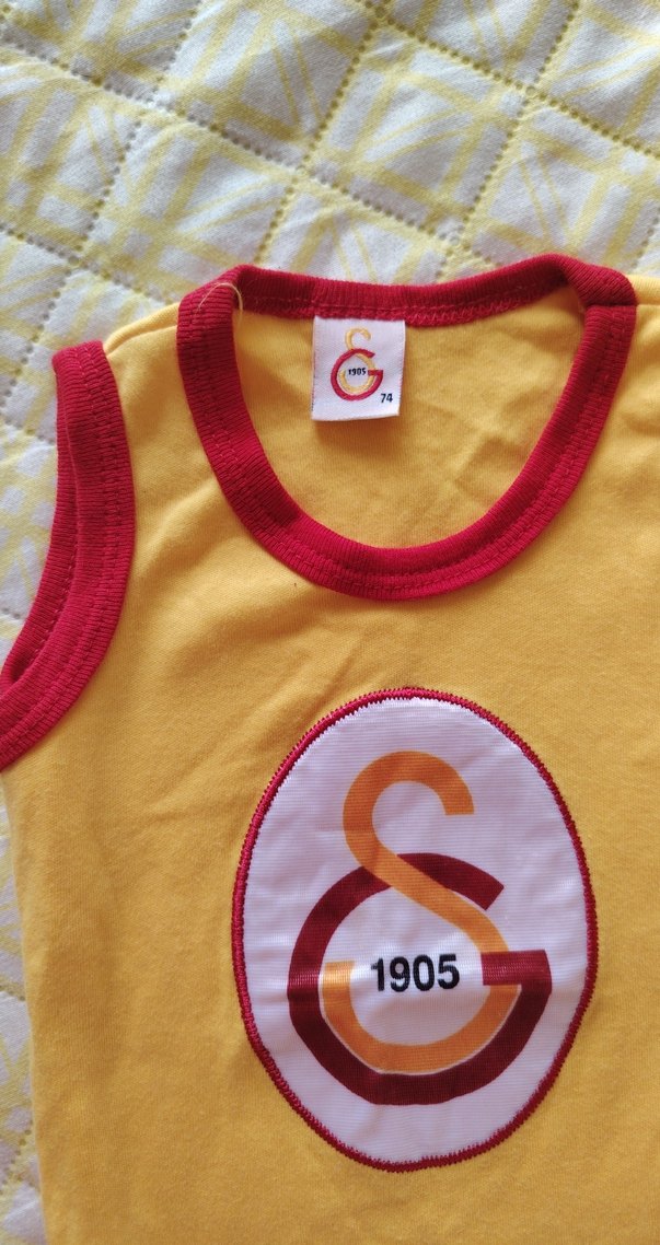 Sarı Erkek Bebek Kolsuz Body - Görsel 2