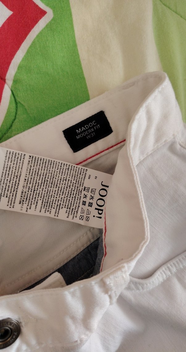 Erkek Beyaz Mini Pamuklu Şort - Görsel 3