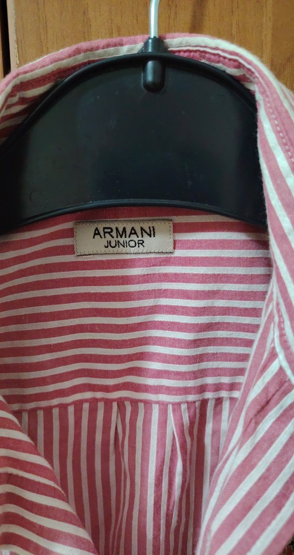 Düğmeli Pembe Pamuklu çocuk Gömlek - Görsel 2